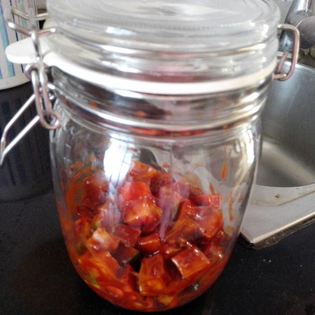 韩式辣酱腌萝卜