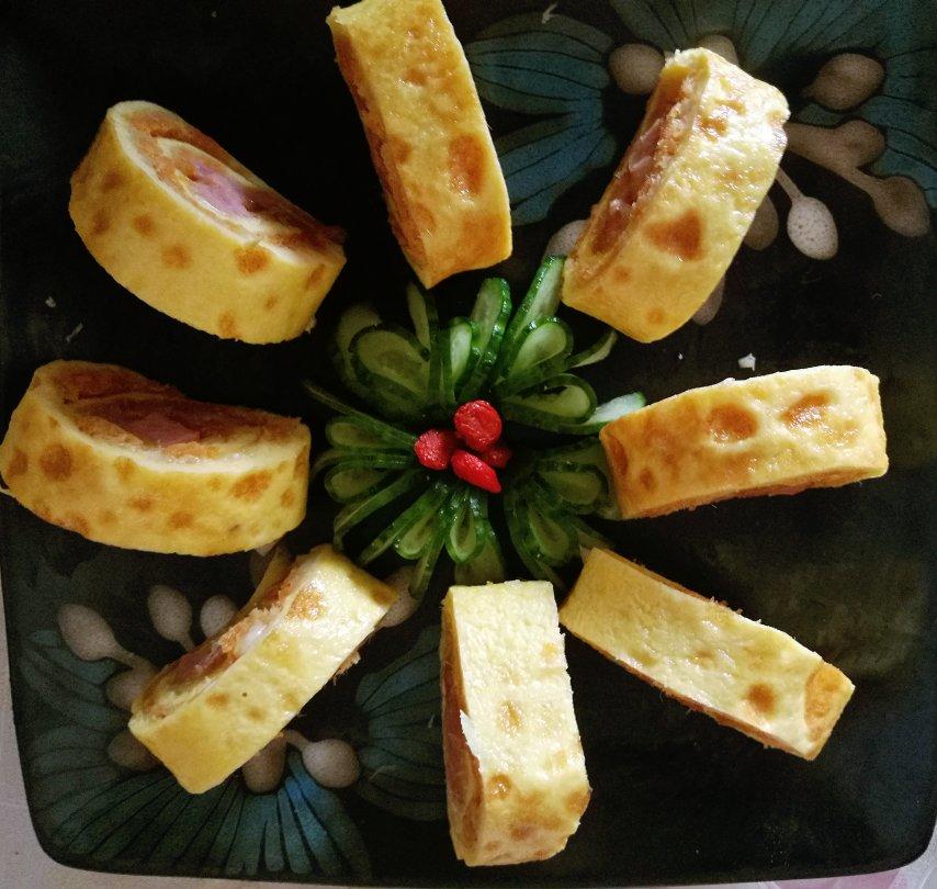 海苔肉松芝士鸡蛋卷