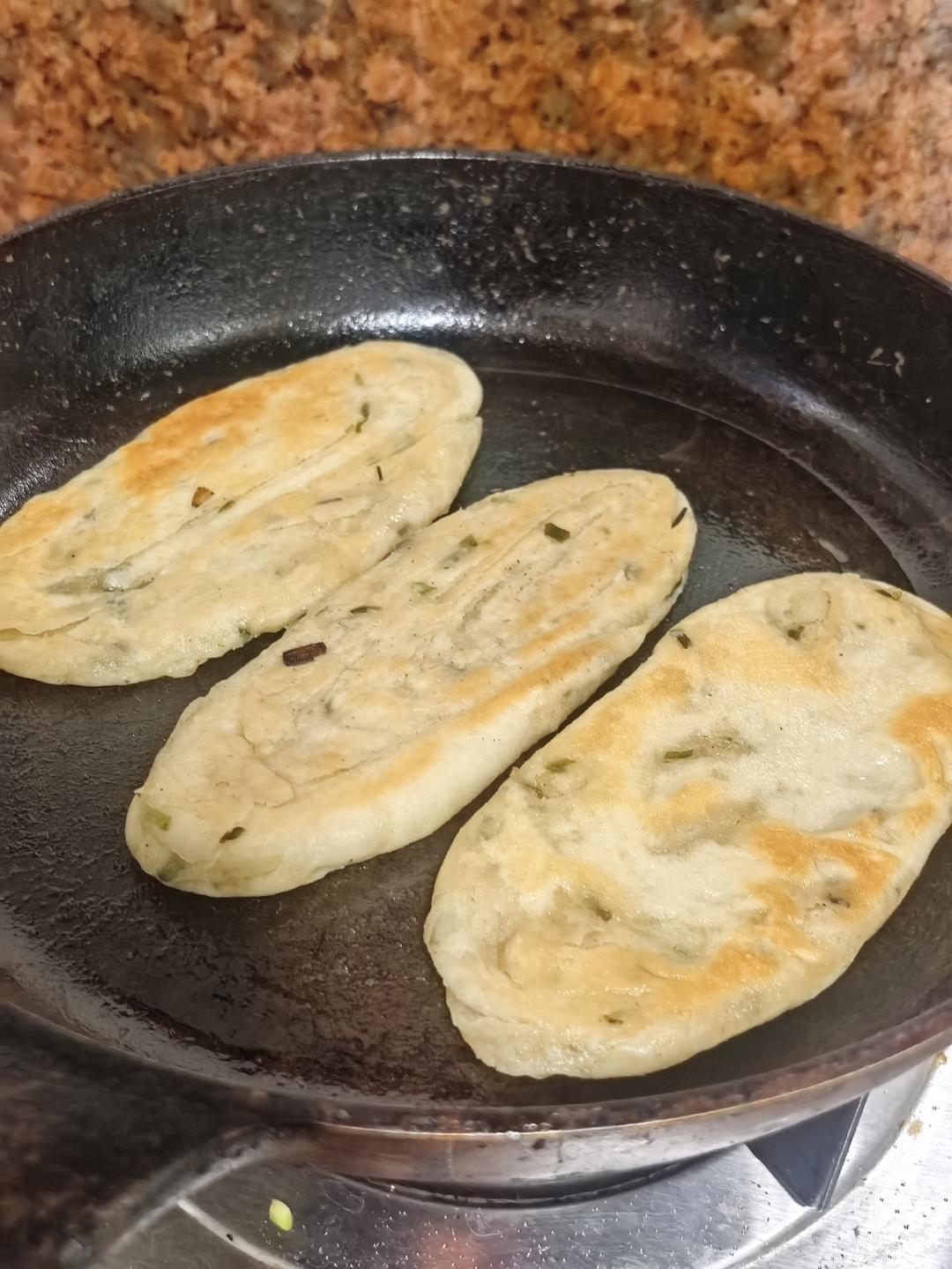发面葱油酥饼