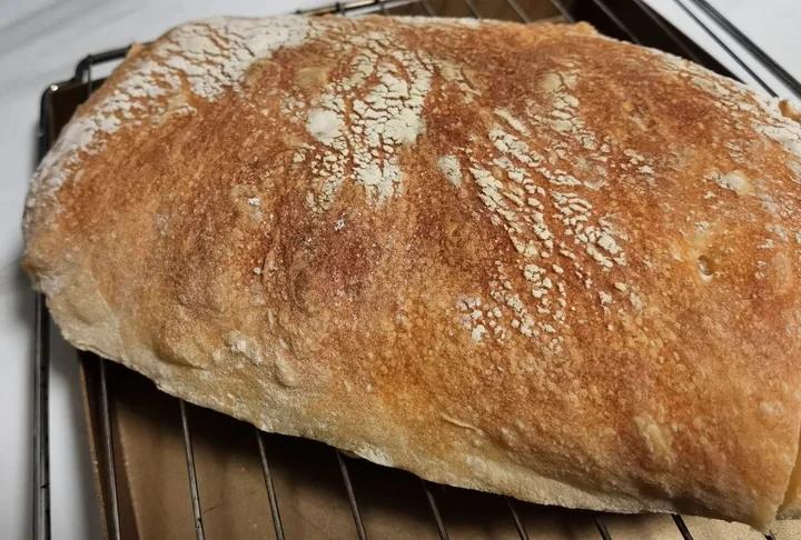 完全不用揉的面包，对，完全不用揉！ | Ciabatta