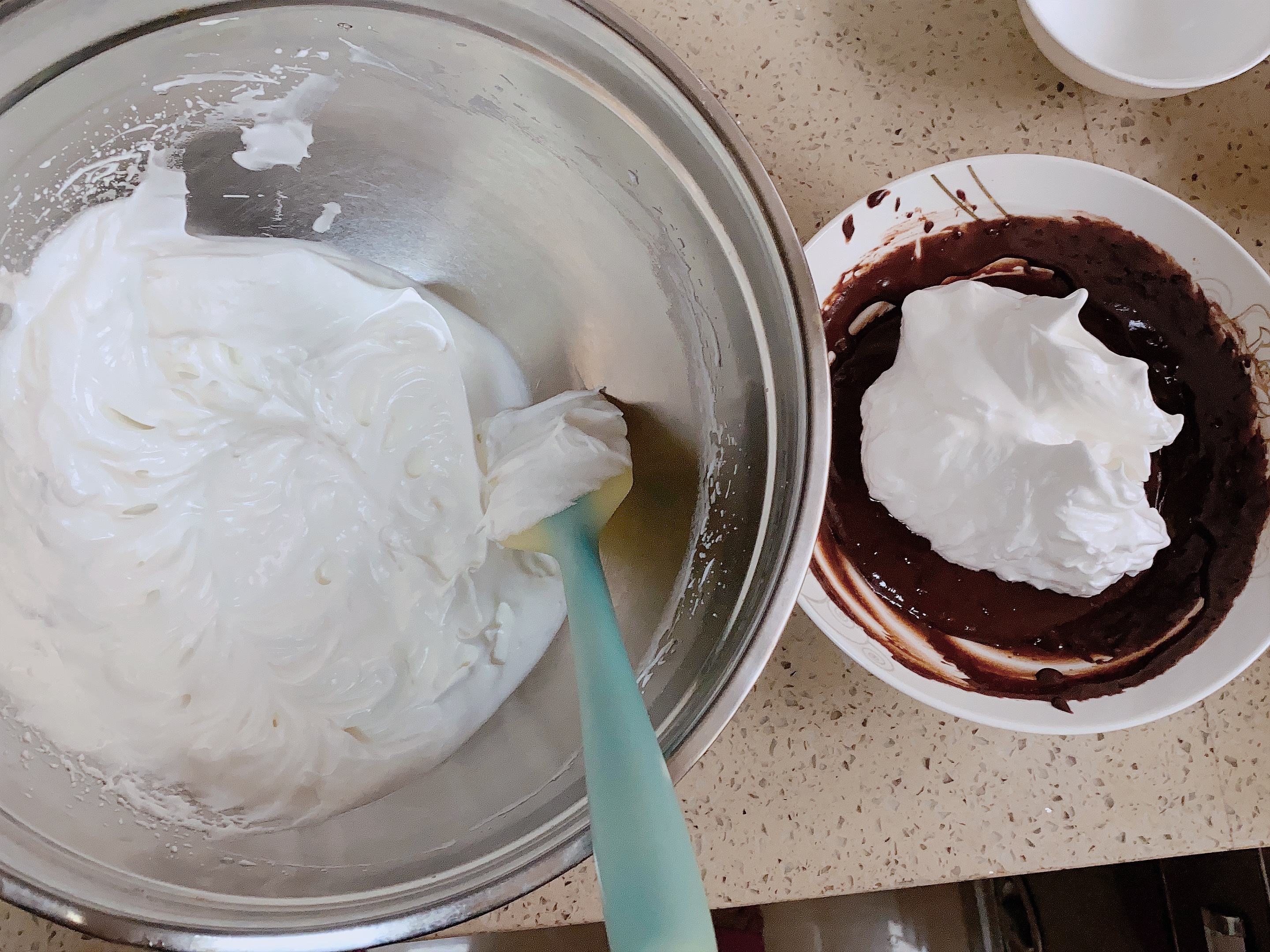巧克力戚风蛋糕🍰（6寸）的做法 步骤14