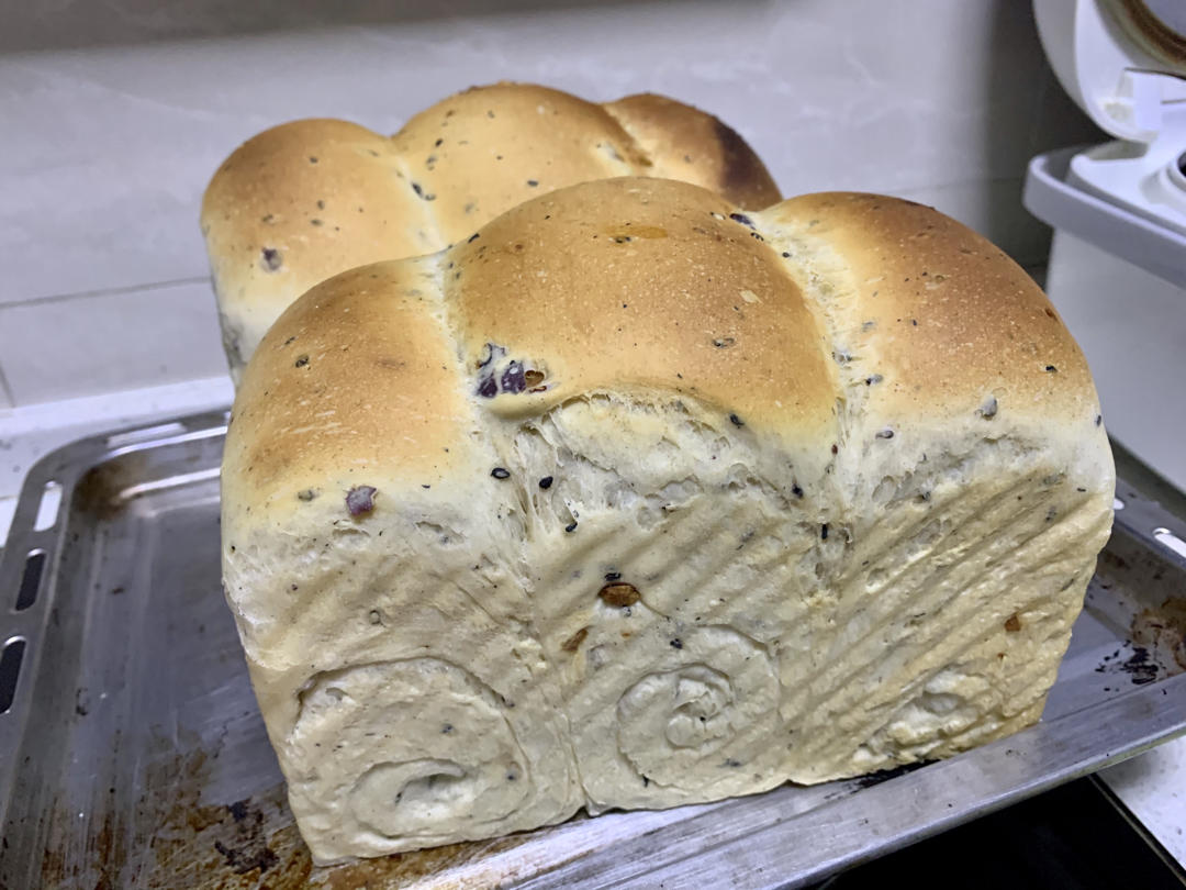 超级松软❗️一次发酵做好吃的❗️奶香手撕吐司