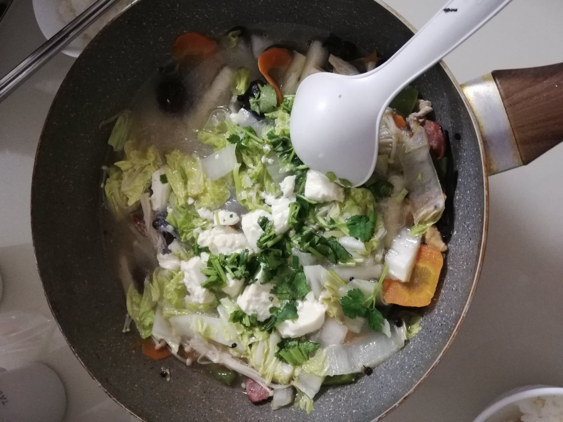 日式白菜暖锅
