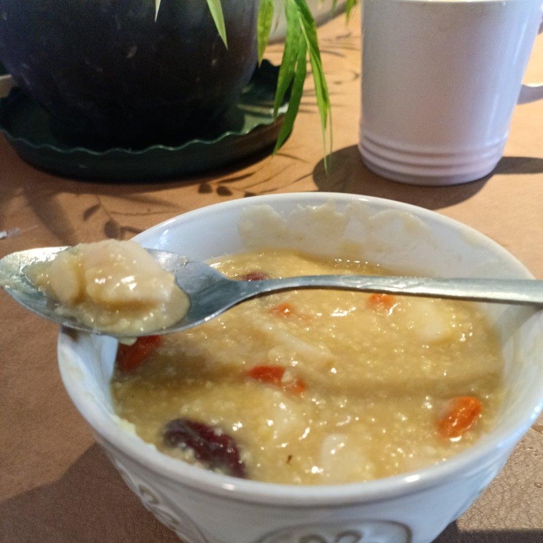 🌈第9道低卡早餐✨养胃补气的小米山药粥🥣
