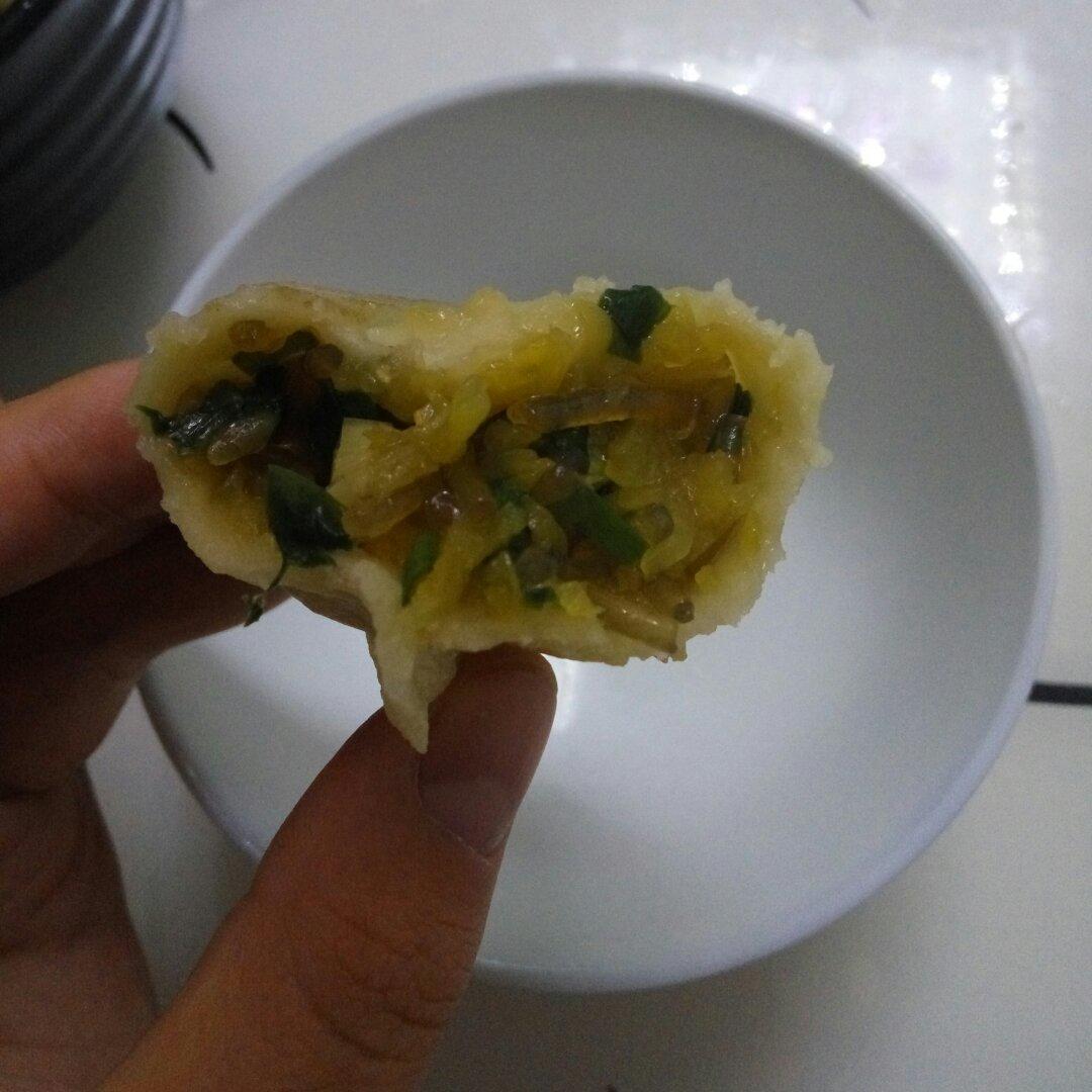 嫩南瓜粉条素蒸包