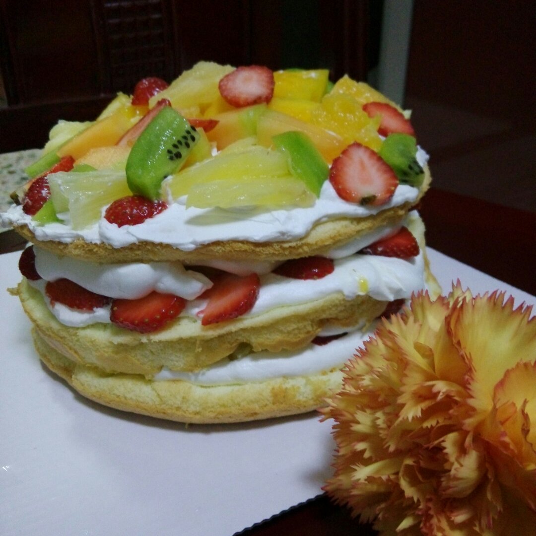 圣诞呆萌裸蛋糕