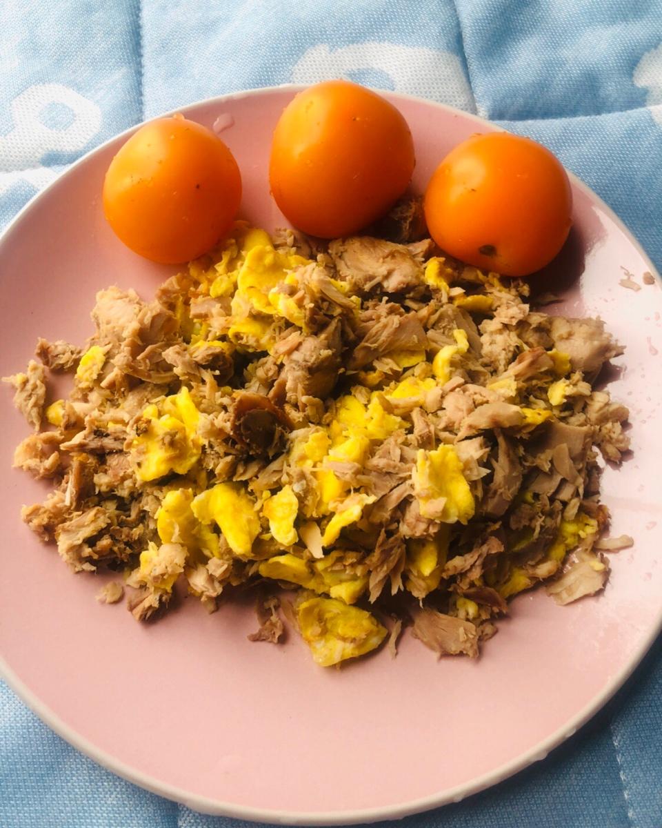 金枪鱼炒鸡蛋