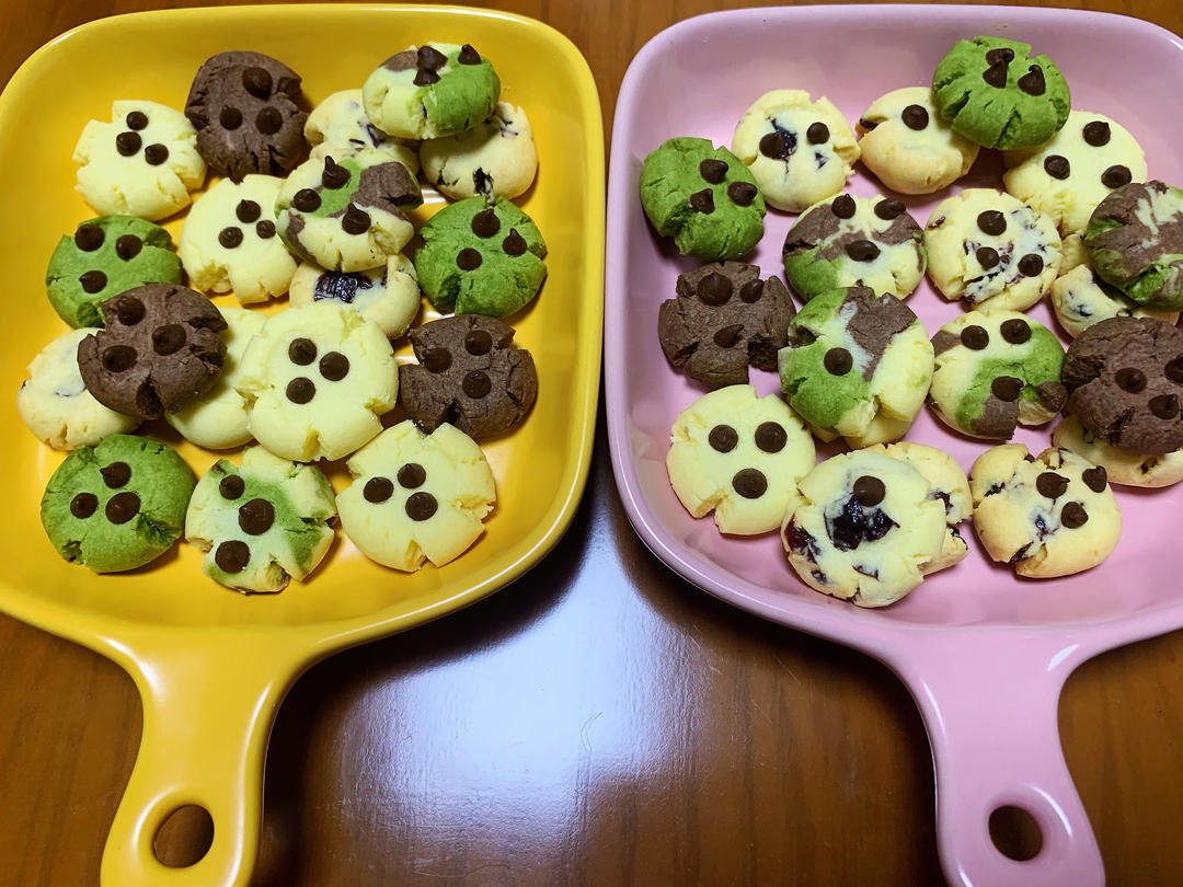 巧克力豆玛格丽特饼干🍪三种口味❗️入口即化，酥掉渣❗️