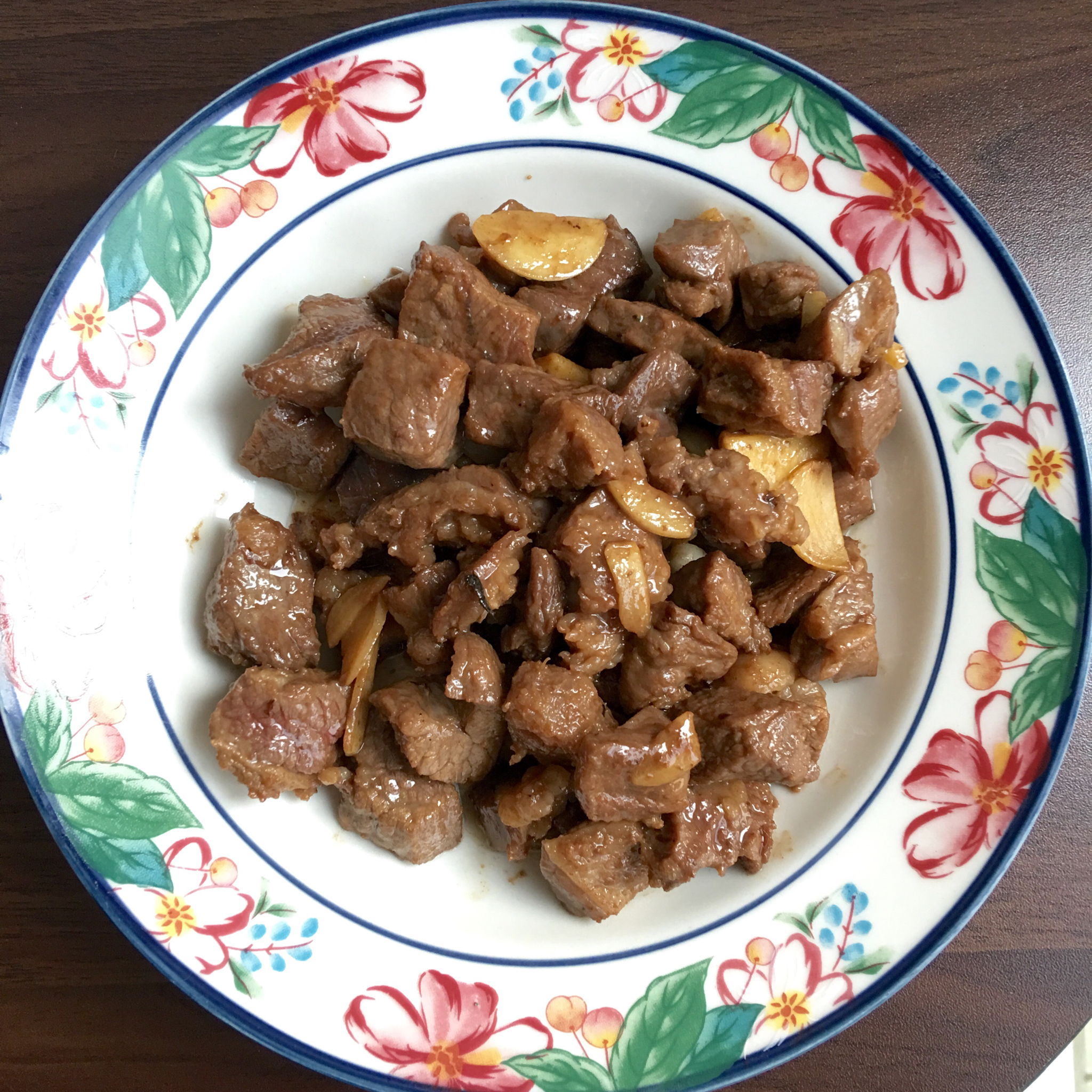 黑蒜子牛肉粒