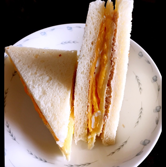 一片面包的三明治