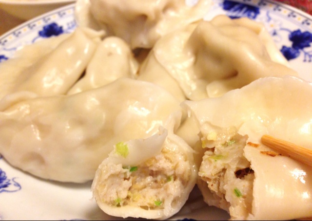 龙利鱼香菜饺子
