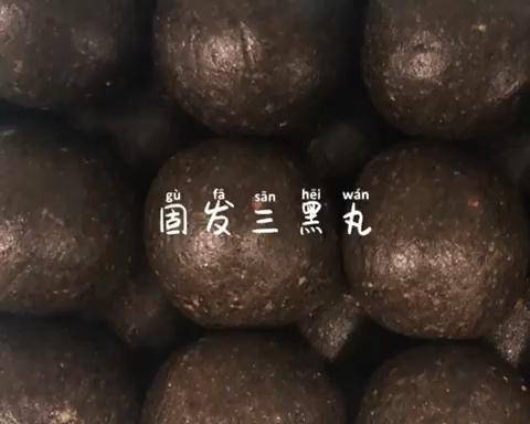 好吃固发的三黑丸