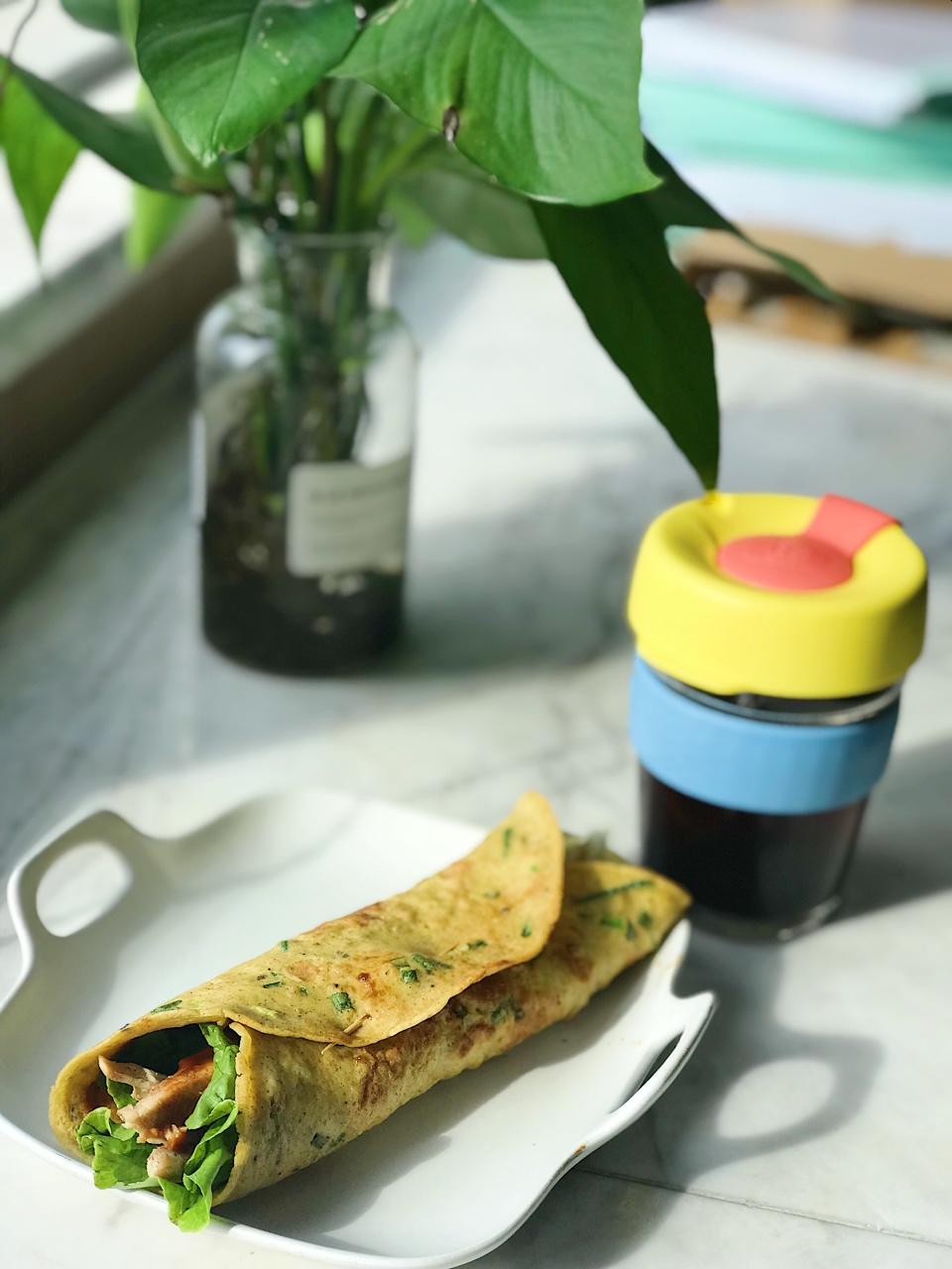 全麦蛋饼「我的慢碳饮食」