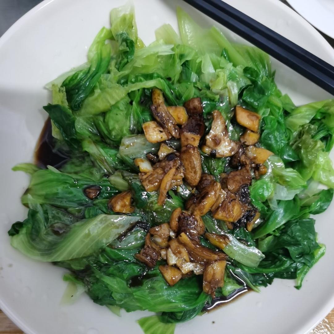蚝油蒜蓉生菜