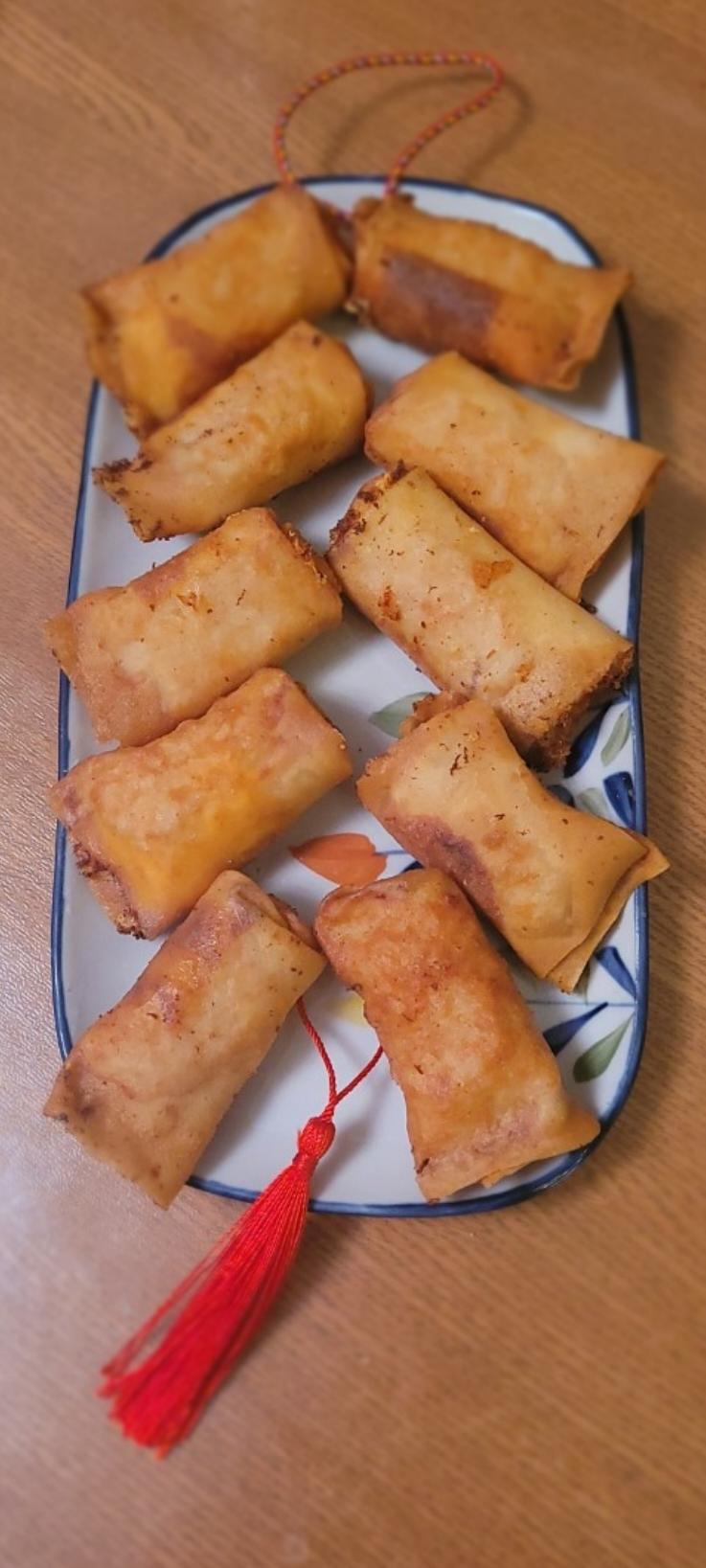炮竹声声迎新年（鲜虾春卷）