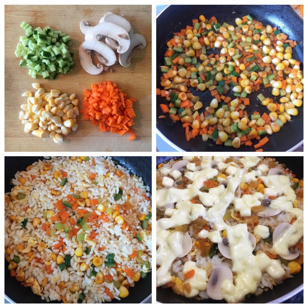 平底锅快手焗饭