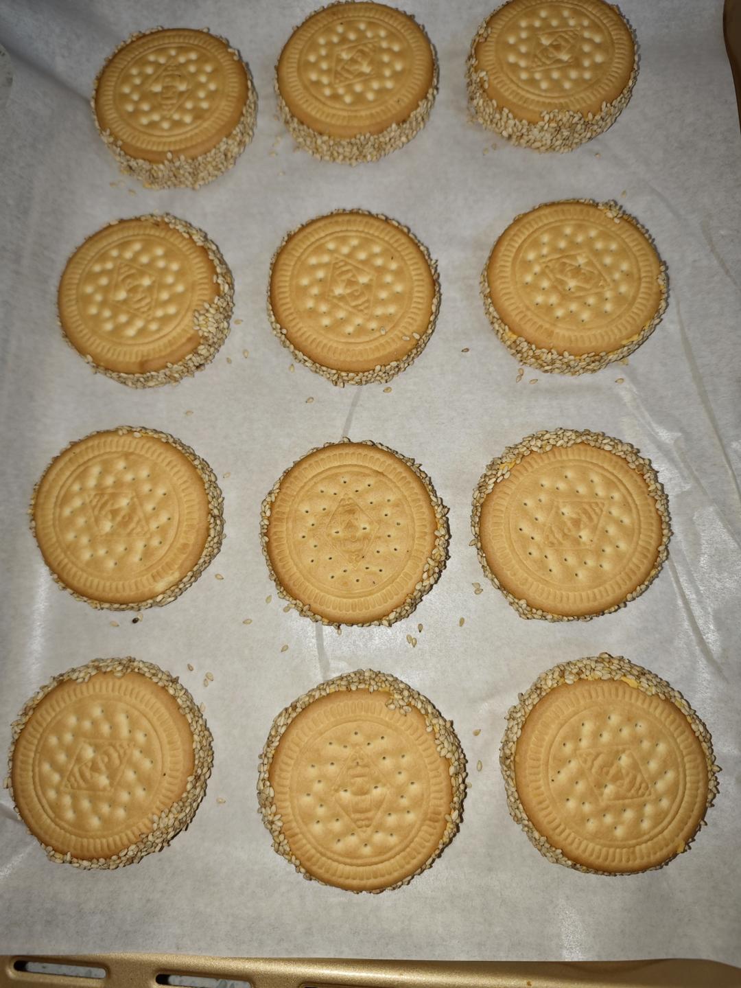 好吃的南瓜饼/饼干夹南瓜饼