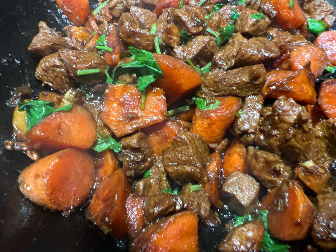 红烧羊肉炖胡萝卜