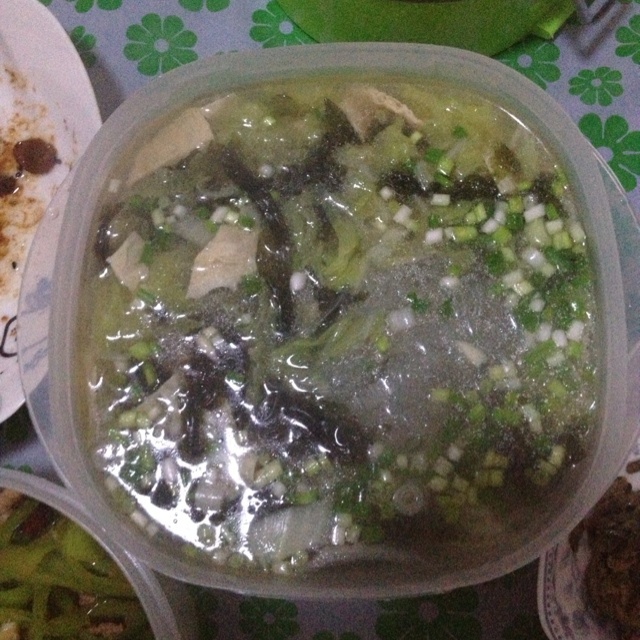 白菜粉丝鱼丸汤