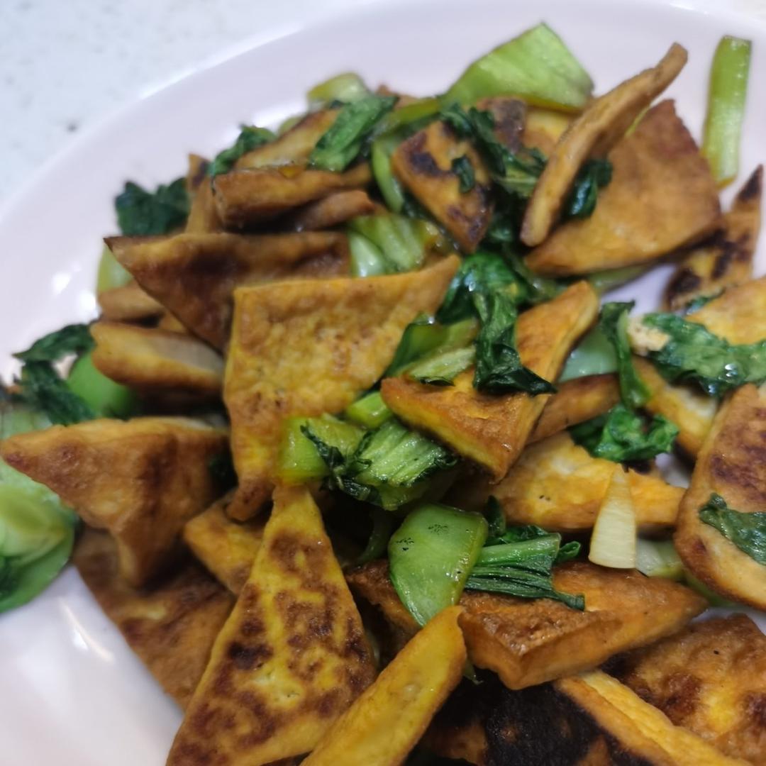 孩子的最爱锅塌版「油菜豆腐」