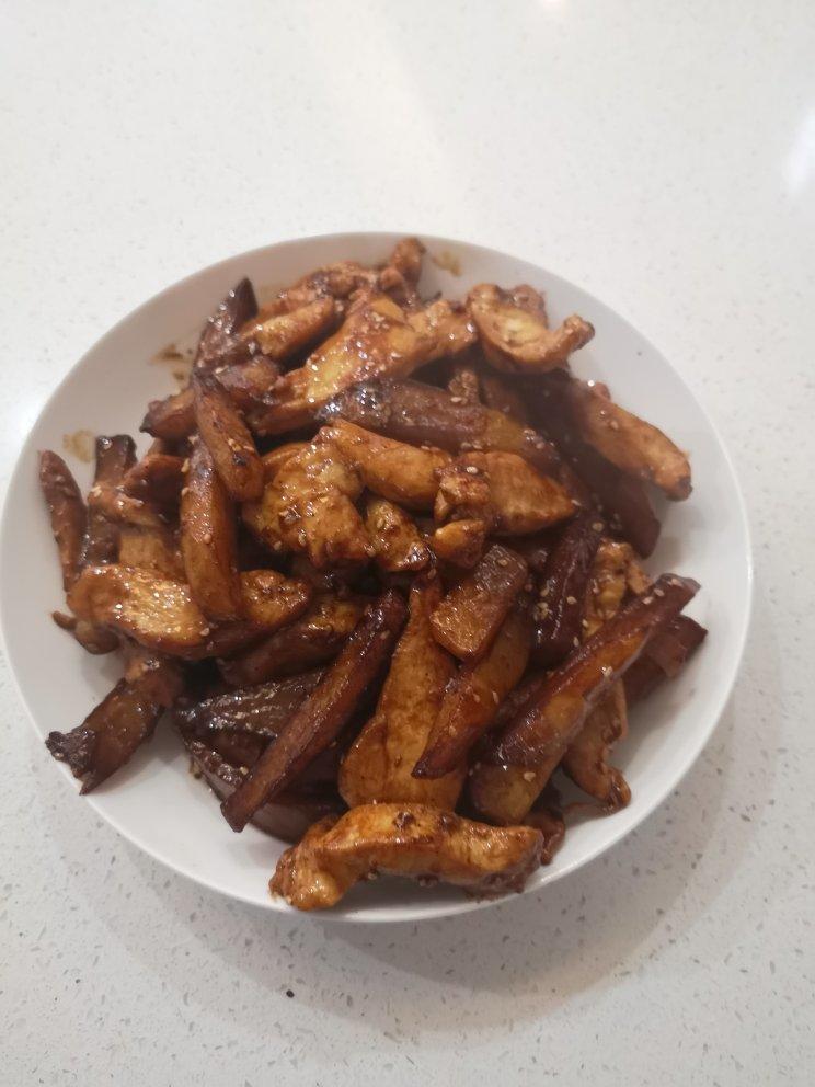 孜然鸡胸肉，低脂低卡好吃无压力。