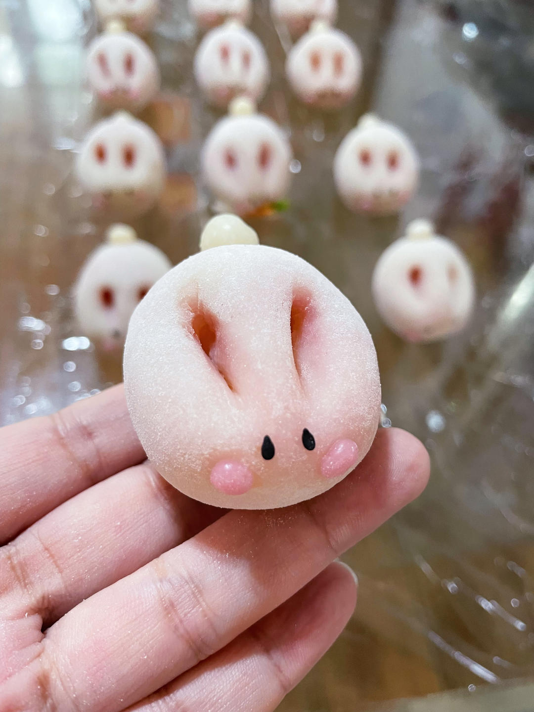 【冰皮玉兔】超萌月饼，中秋必备