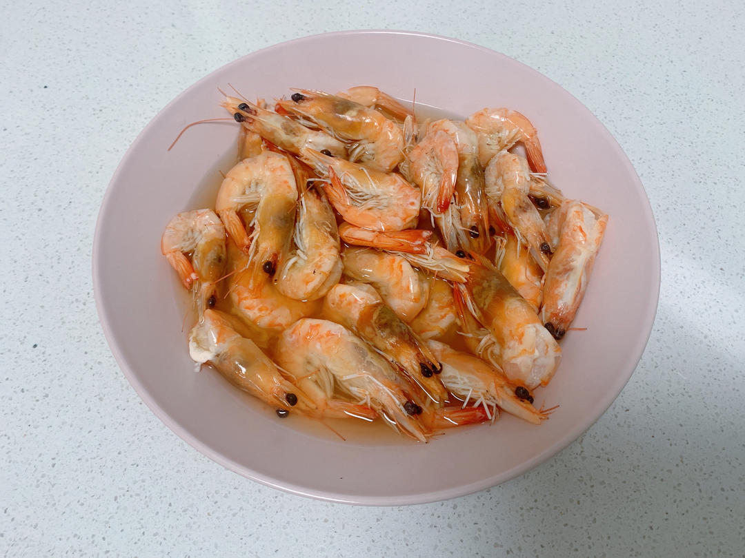 最简单的白灼虾（水煮）盐水基尾虾