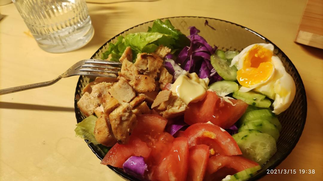 🌸【减脂餐】鸡胸肉时蔬沙拉🥗