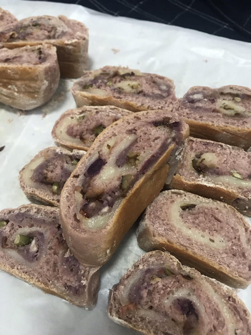 超级好吃简单好做的可可麻薯软欧面包