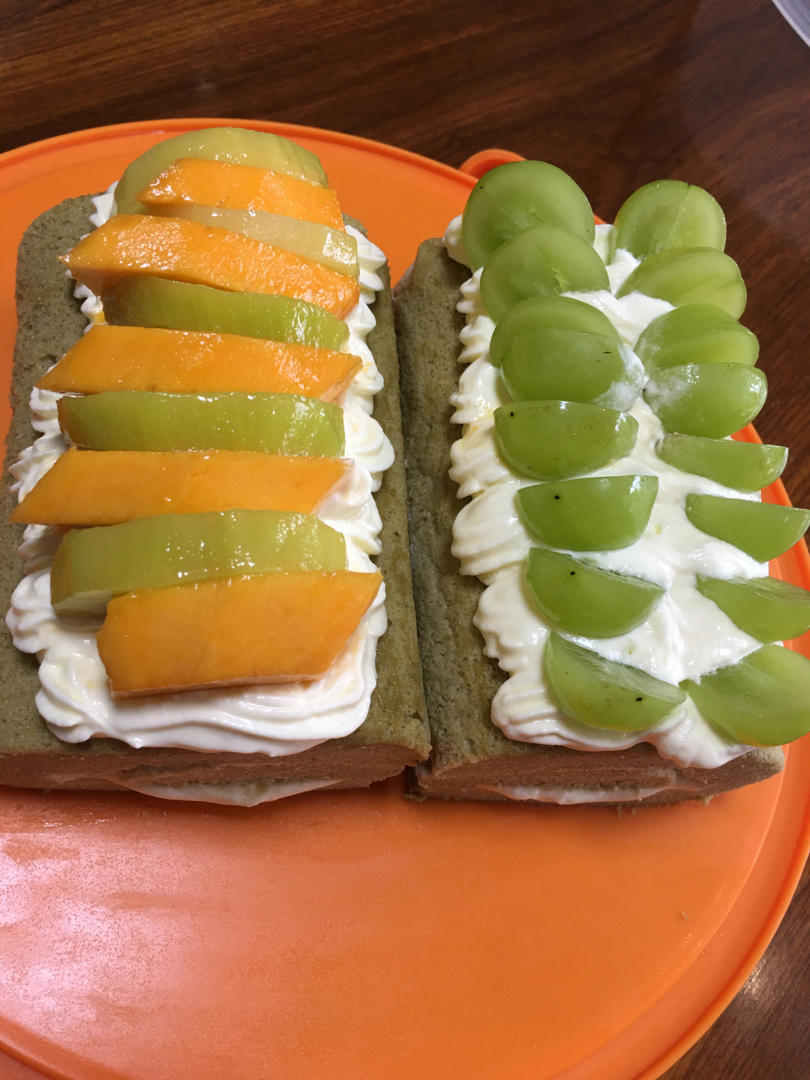 抹茶红豆蛋糕卷