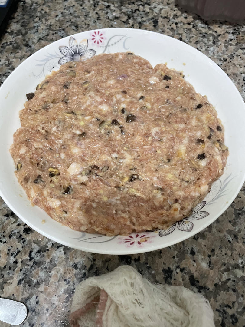 香菇蒸肉饼