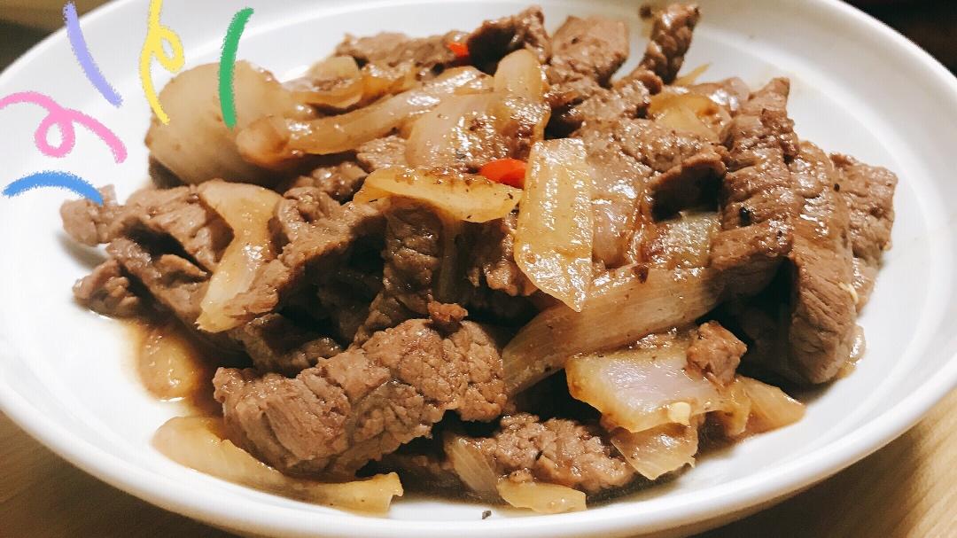 洋葱黑椒牛柳