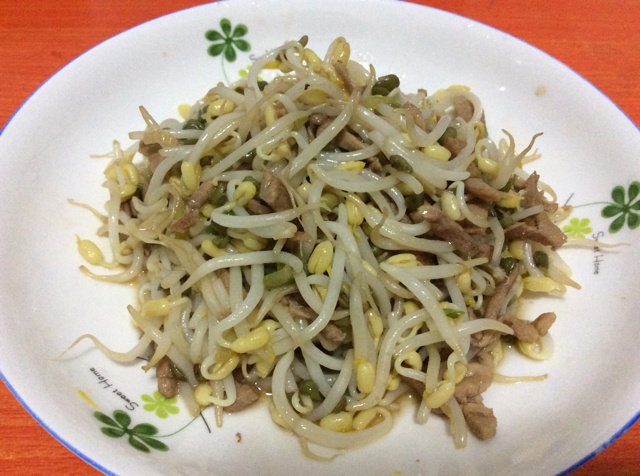 炒豆芽