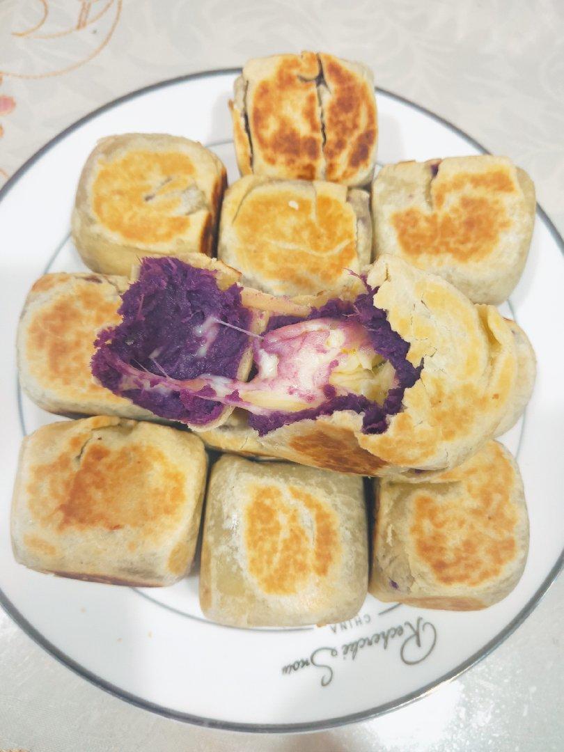 网红爆浆紫薯仙豆糕(低卡版)超长拉丝