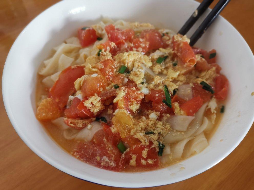 西红柿鸡蛋面片 （内附揪面片教程）