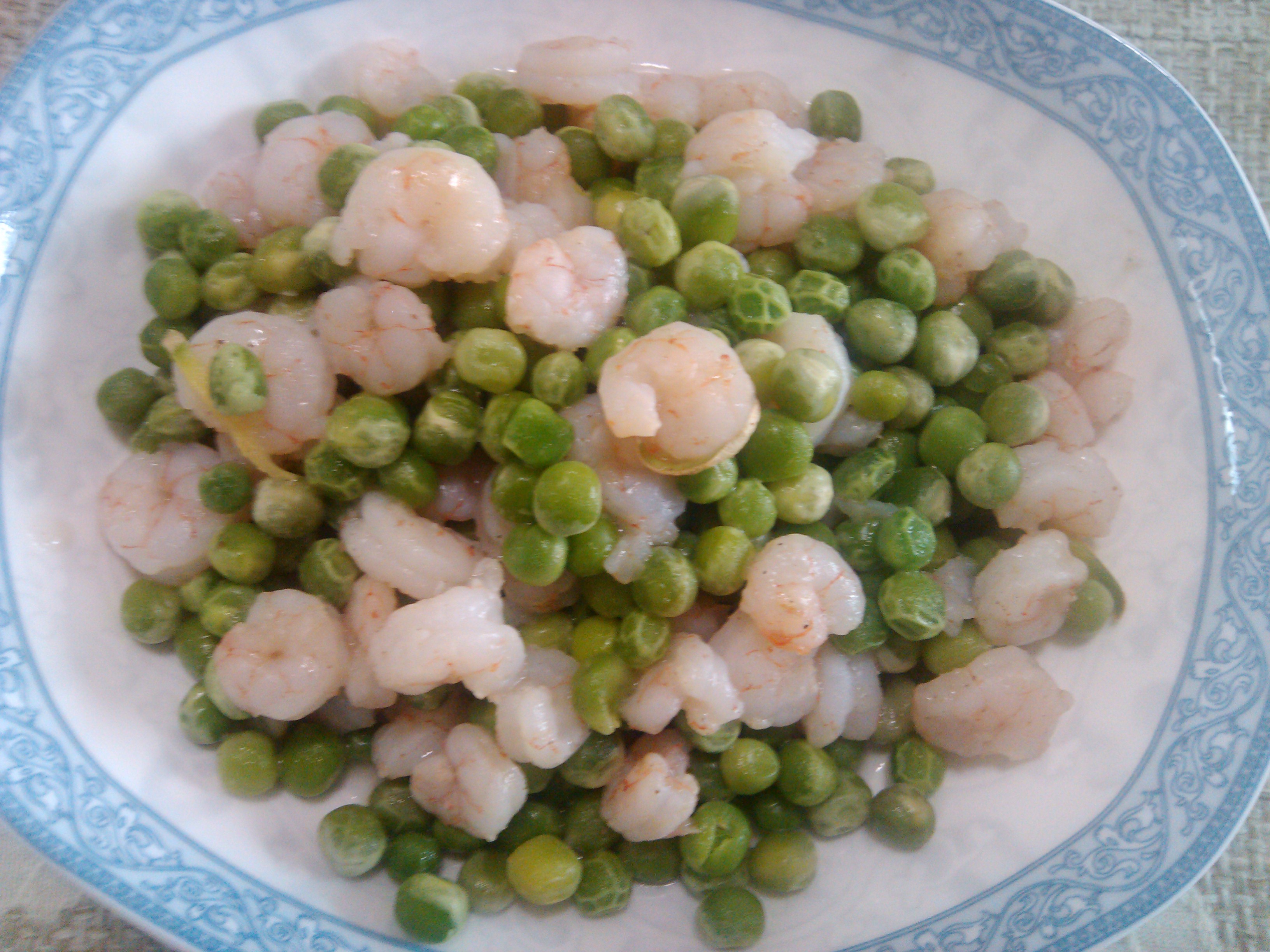 豌豆炒虾仁