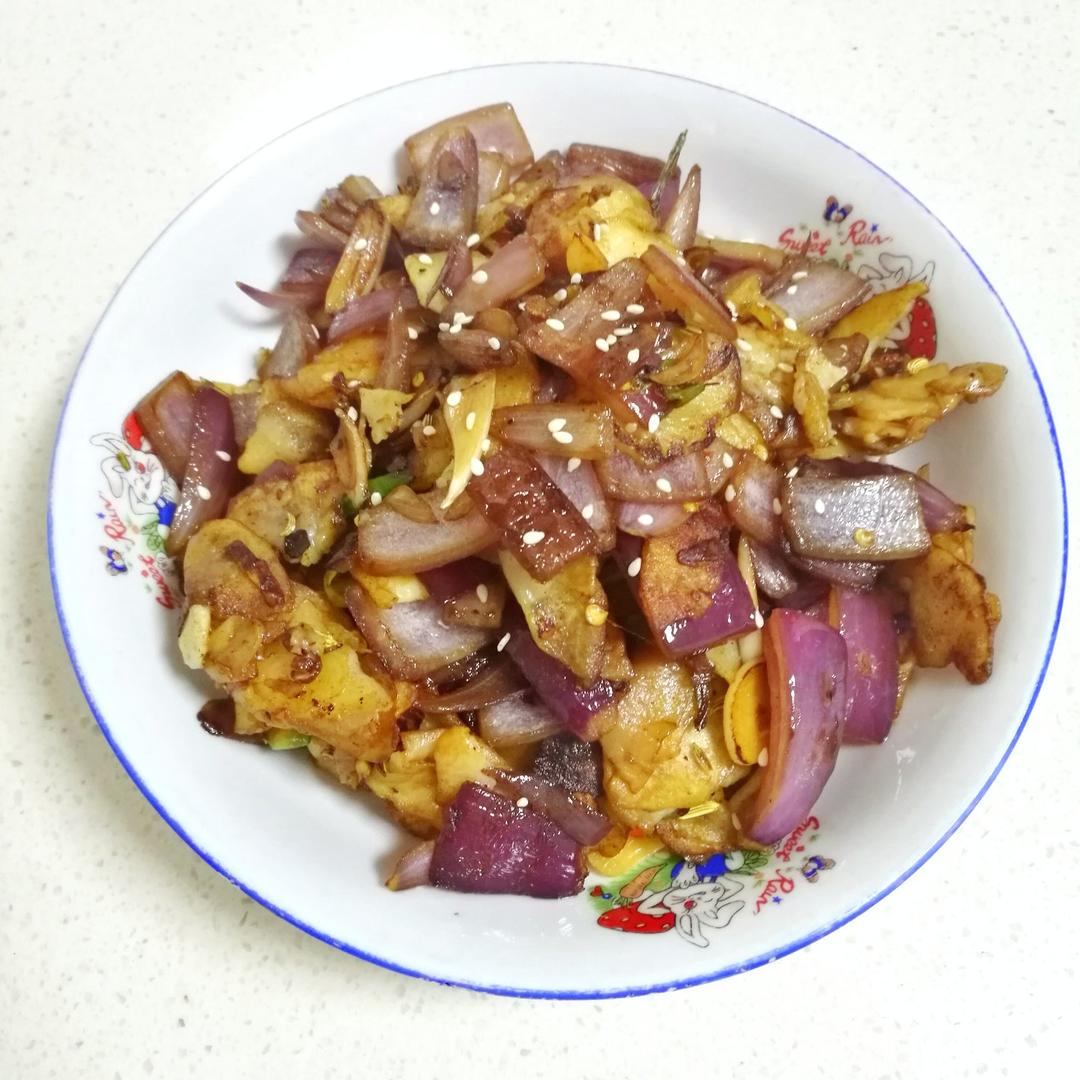 边吃边流泪的「孜然土豆片」