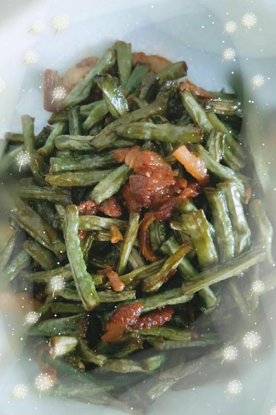 豆角炒肉丝