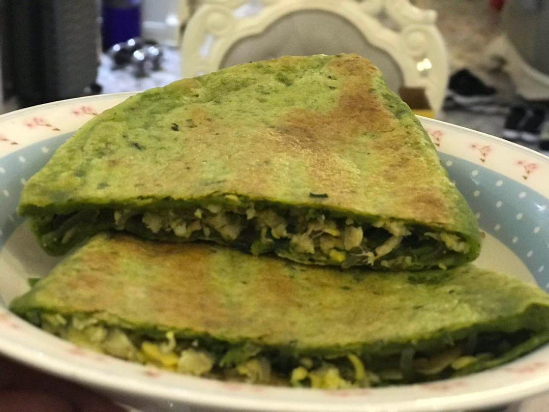 (蒸)冻豆腐韭菜鸡蛋卷
