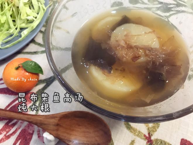 日式柴鱼昆布高汤的做法