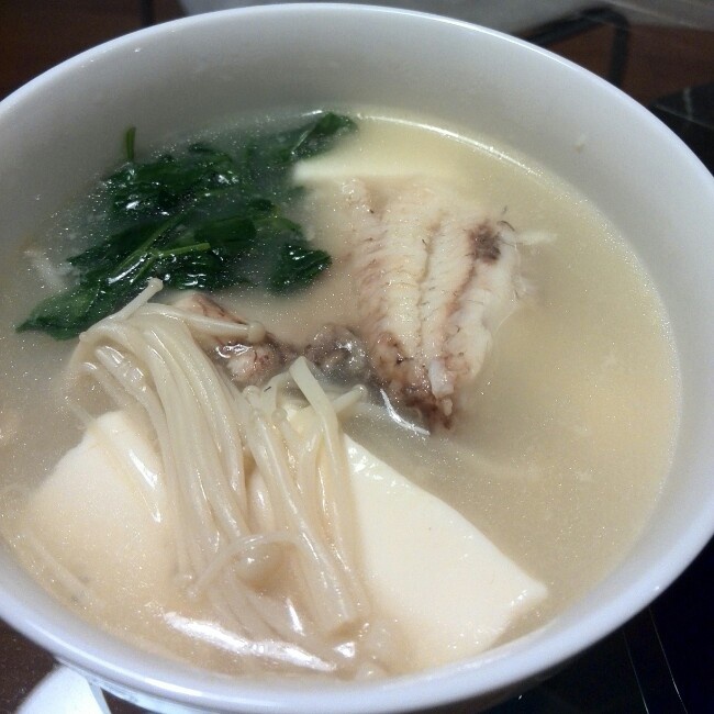 黑鱼豆腐汤