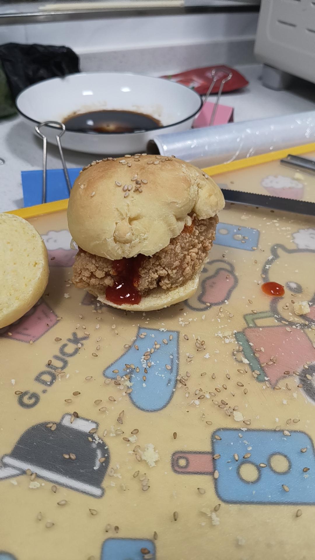 超级无敌简单的汉堡坯