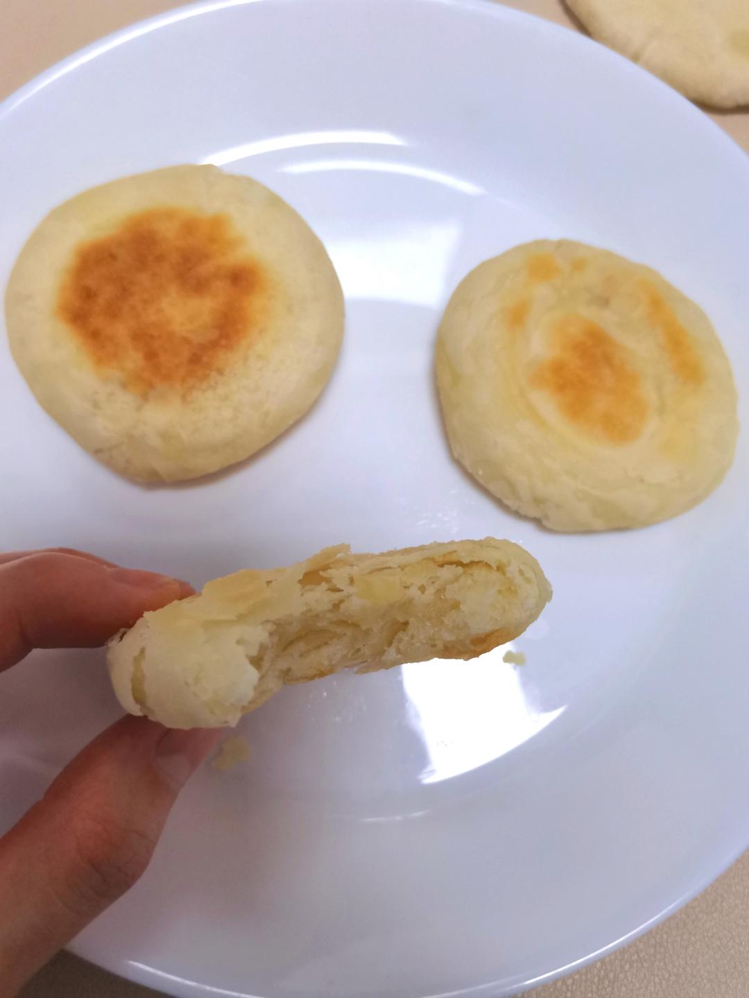 发面油酥小糖饼