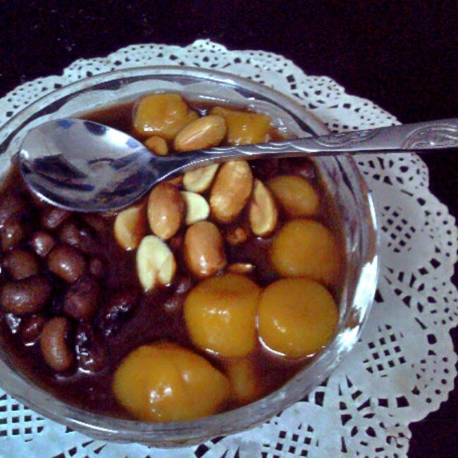 芋圆红豆汤