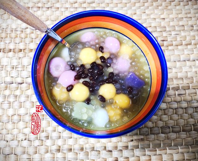 《花花家的菜》西米炫彩小汤圆的做法