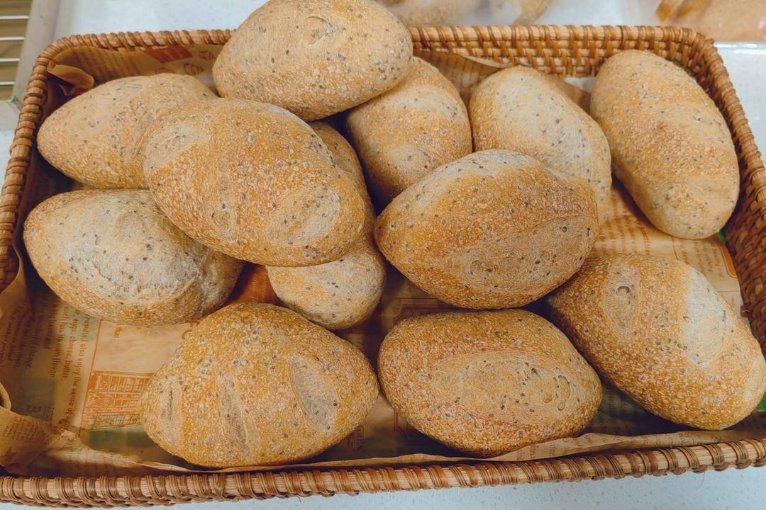 奇亚籽全麦主食餐包