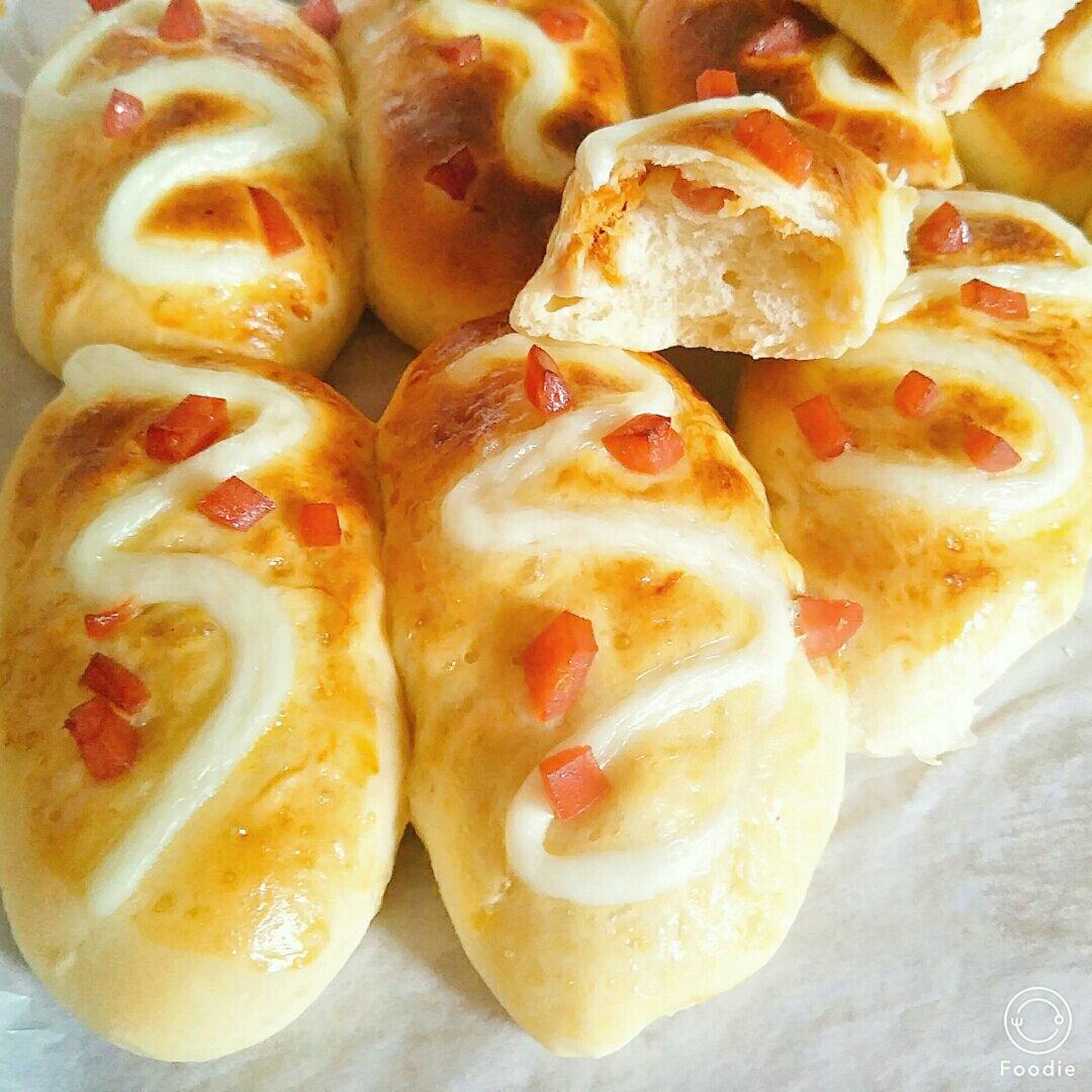 香葱火腿肉松面包