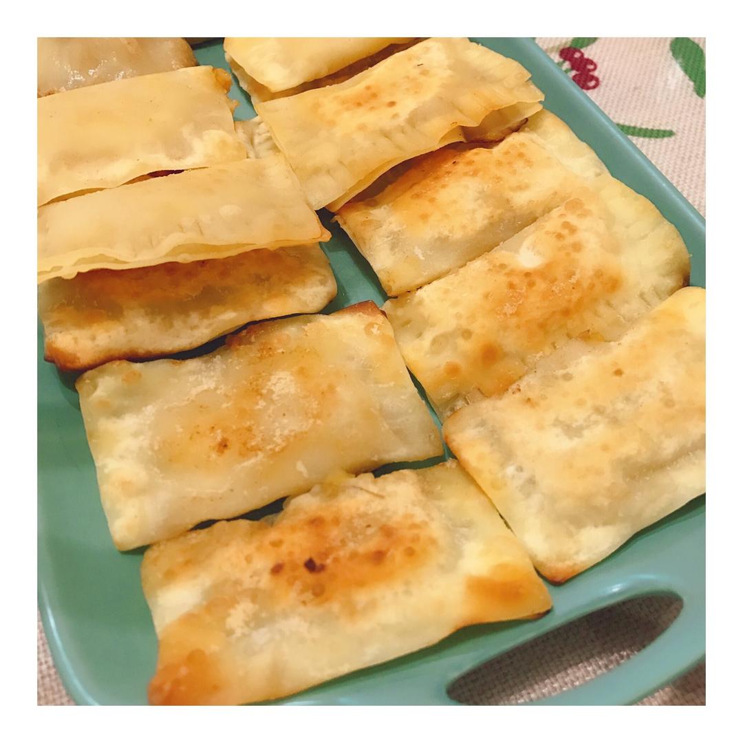 馄饨皮香蕉派