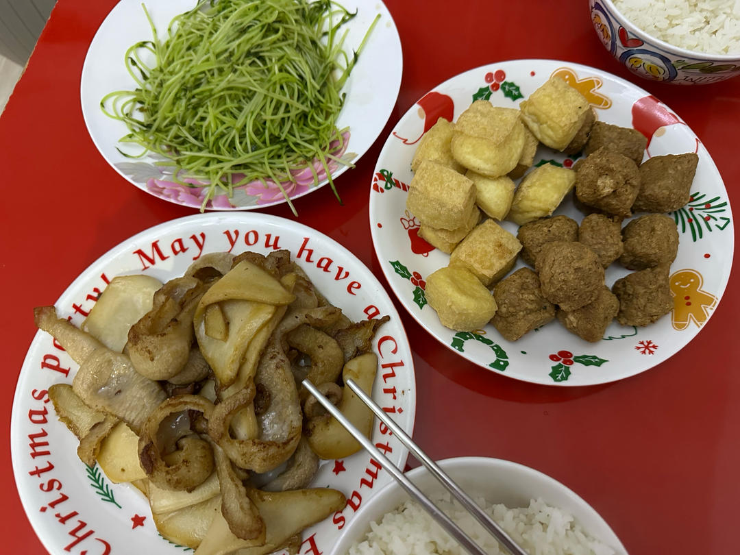 白靈菇豬頸肉