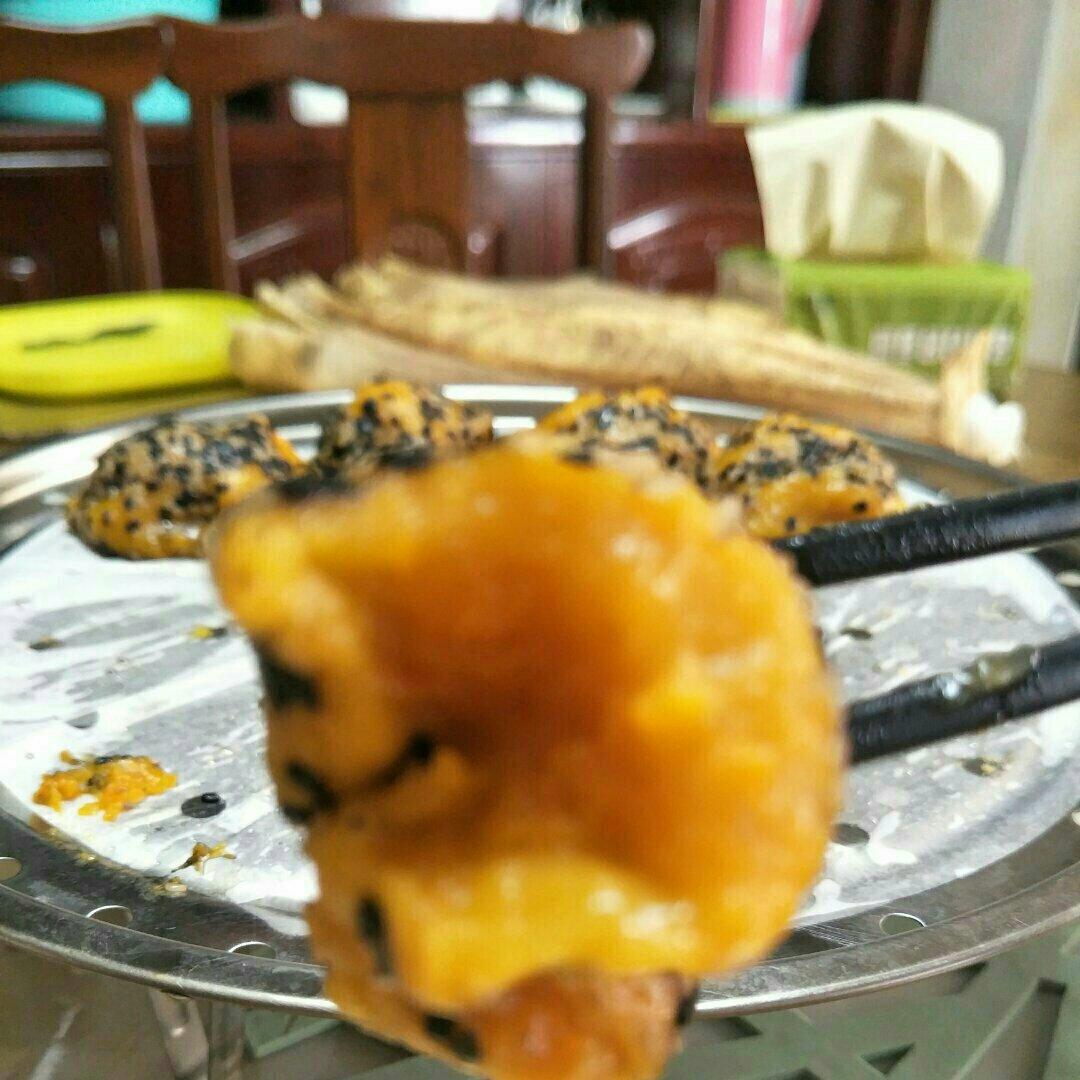 南瓜馅儿的南瓜饼